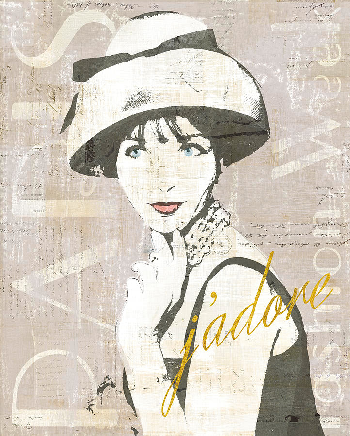 Fashion Week Paris Screenprint I – Sue Schlabach