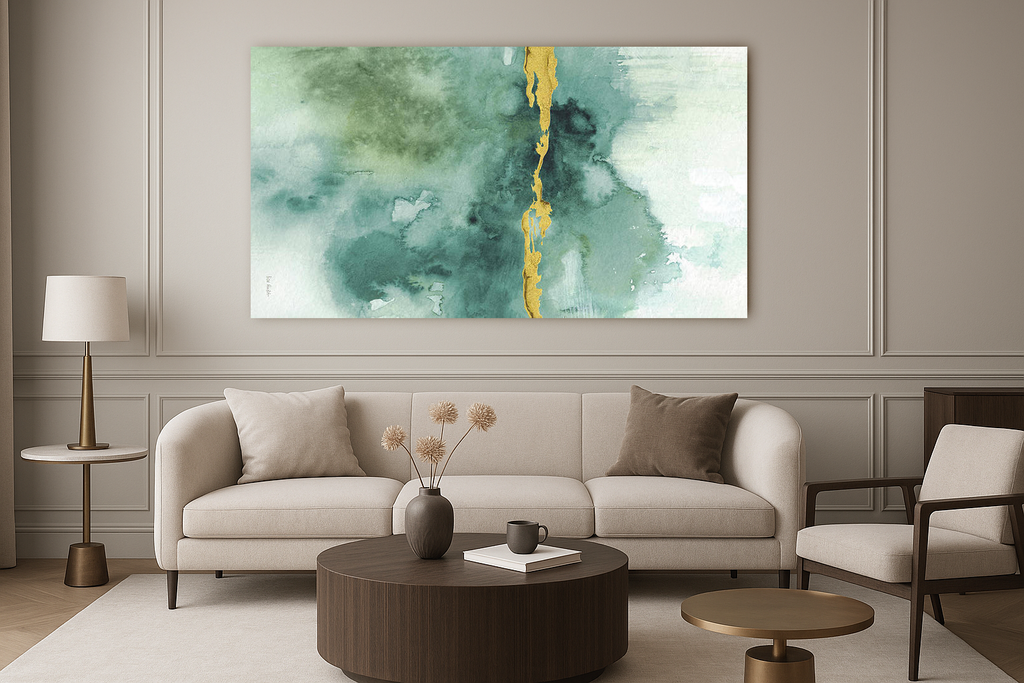 My Greenhouse Abstract I by Lisa Audit