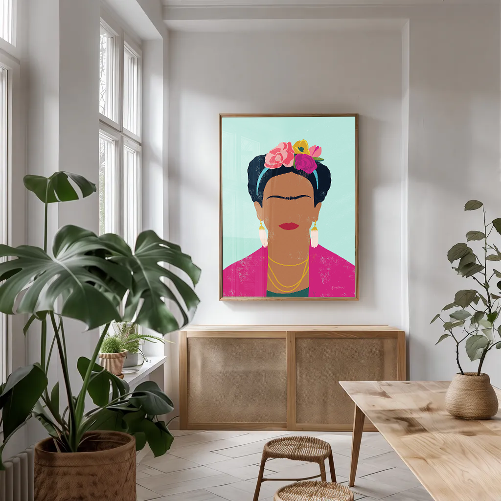 Frida Kahlo I – by Becky Thorns