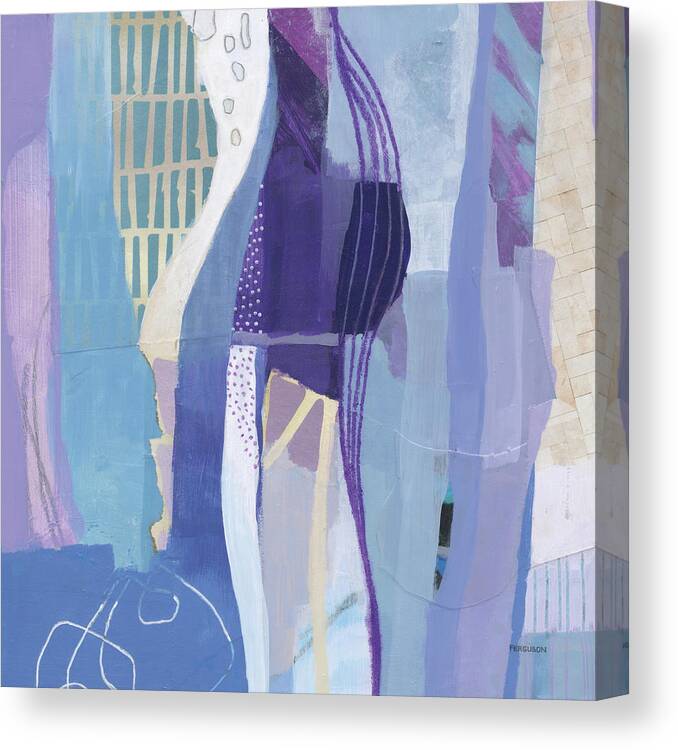 Abstract Layers I (Violet) by Kathy Ferguson