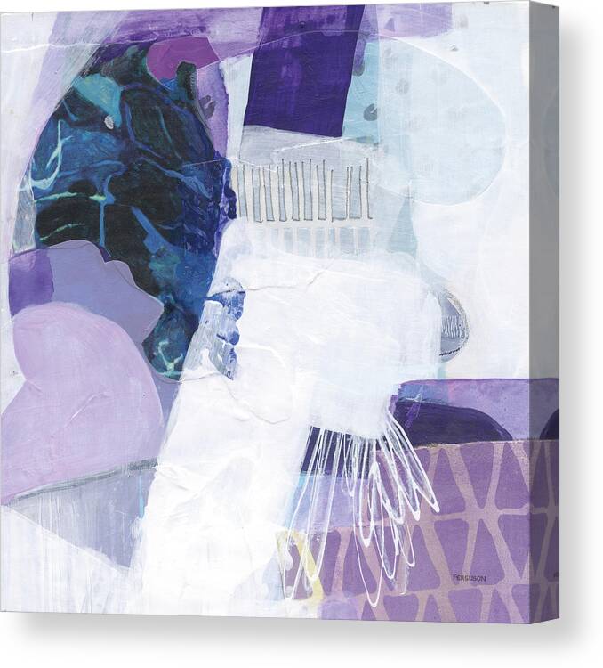 Abstract Layers III (Violet) by Kathy Ferguson