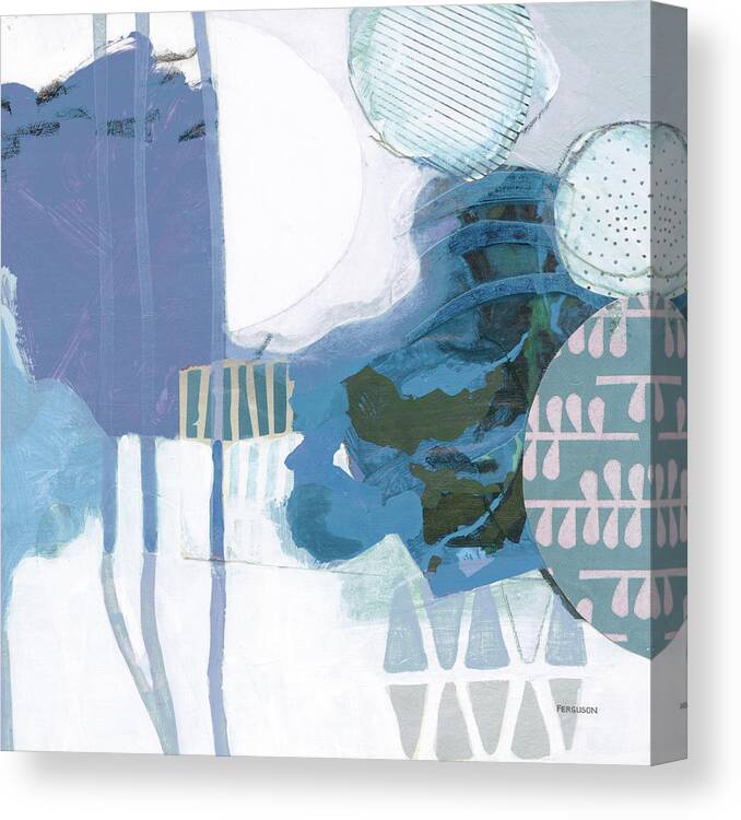 Abstract Layers IV (Blue) by Kathy Ferguson