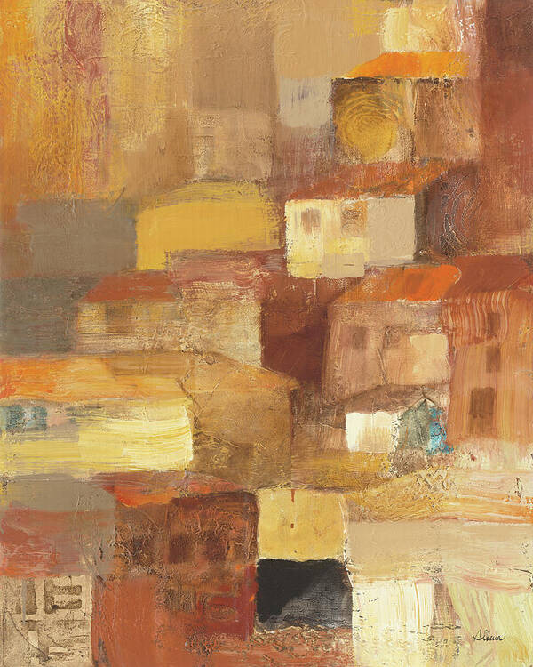 Abstract Tuscan Village I by Albena Hristova