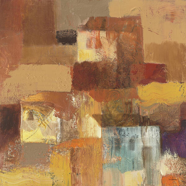 Abstract Tuscan Village II by Albena Hristova