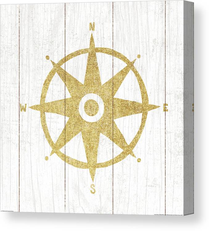Beachscape IV Compass Gold Neutral by Michael Mullan