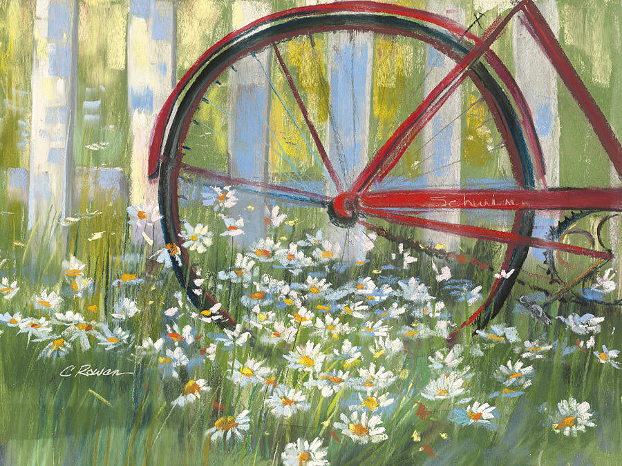Bicycle by the Fence - by Carol Rowan