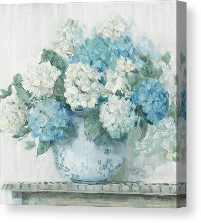 Blue Hydrangea Cottage (Crop) – Carol Rowan