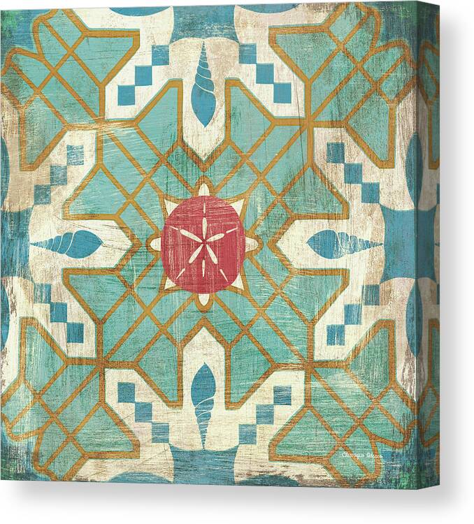 Bohemian Sea Tiles III by Cleonique Hilsaca