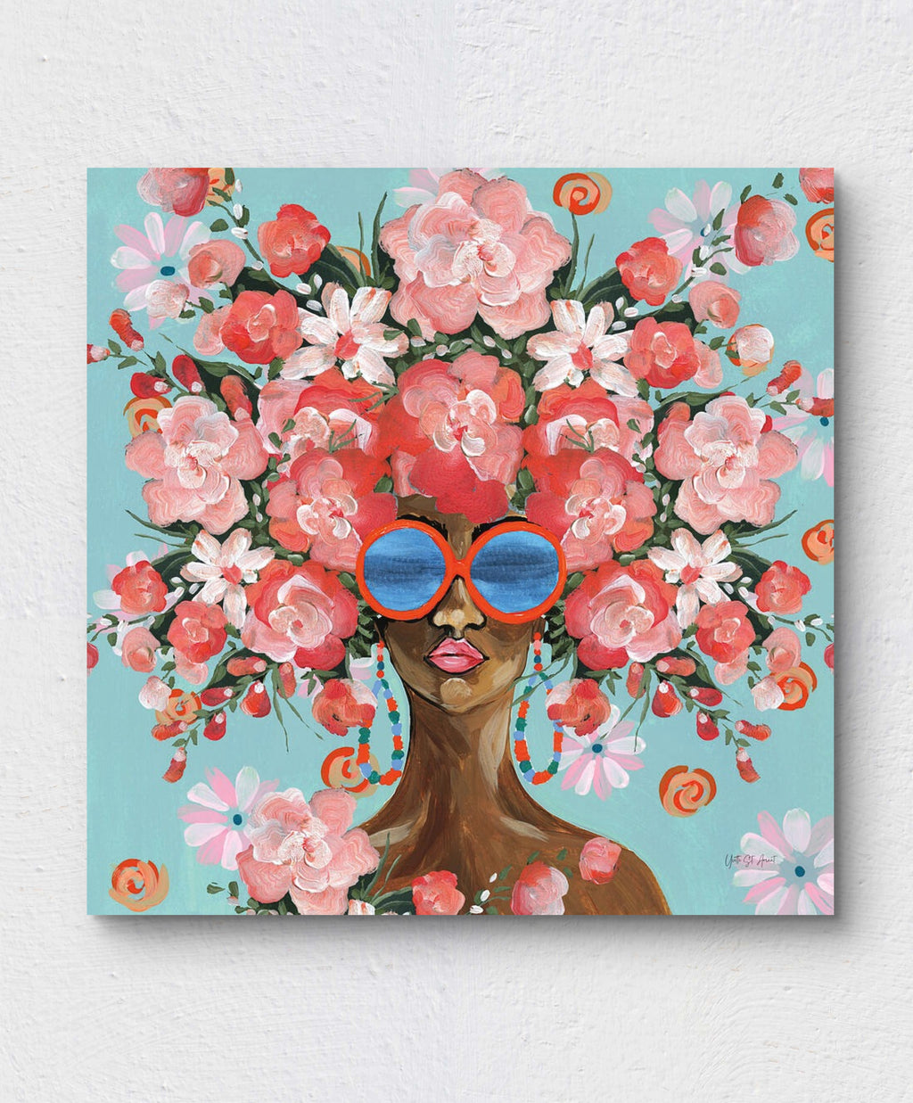 Sunning in Florals I - Yvette St. Amant