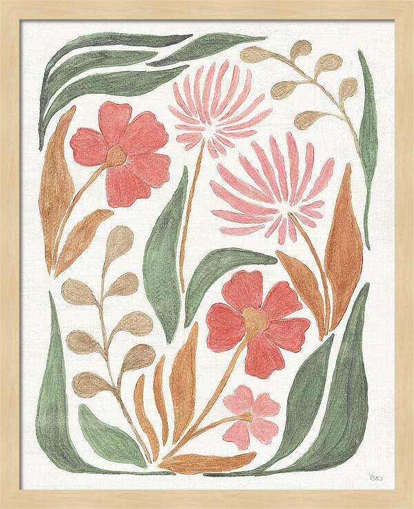 Floral Abstract II by Veronique Charron