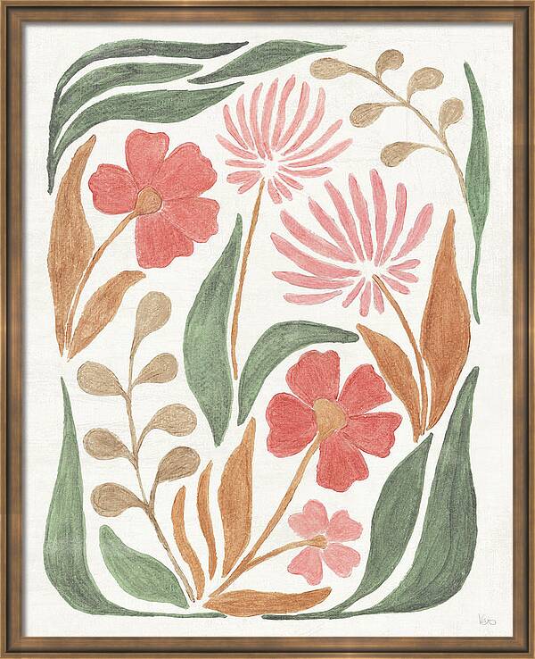 Floral Abstract II by Veronique Charron