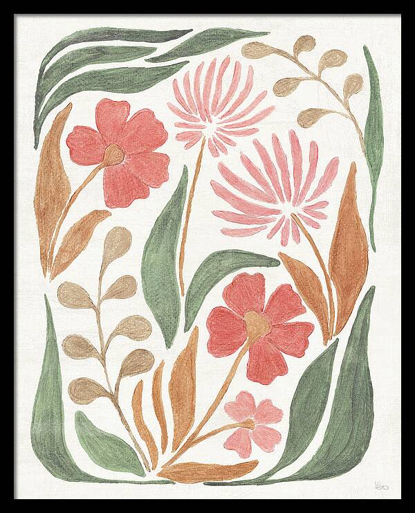 Floral Abstract II by Veronique Charron