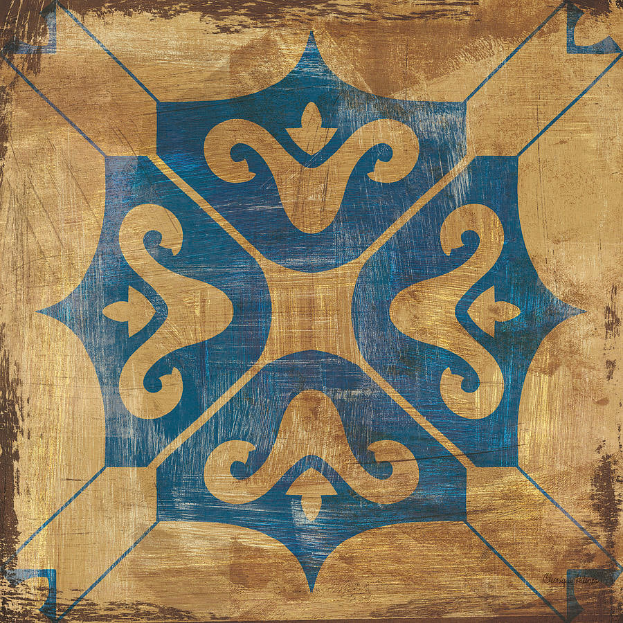 Moroccan Tiles Blue I – Cleonique Hilsaca