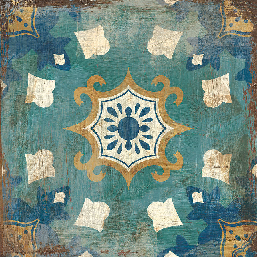 Moroccan Tiles Blue III - Cleonique Hilsaca
