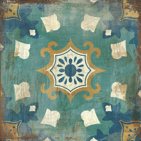 Moroccan Tiles Blue III – Cleonique Hilsaca