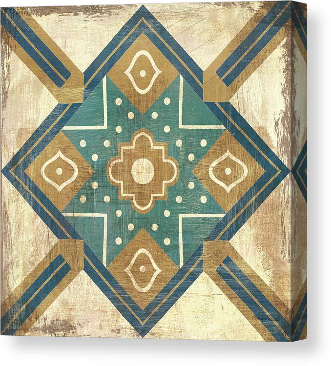 Moroccan Tiles Blue IX - Cleonique Hilsaca