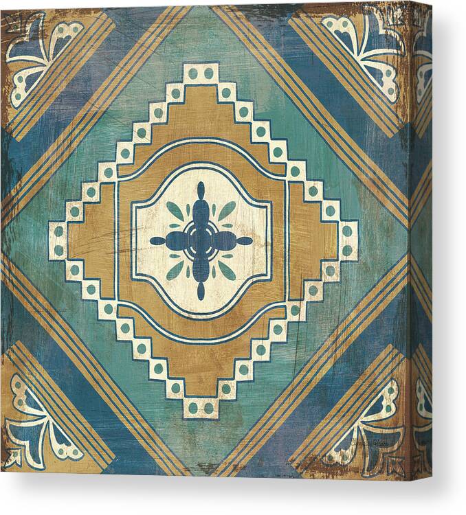 Moroccan Tiles Blue V - Cleonique Hilsaca