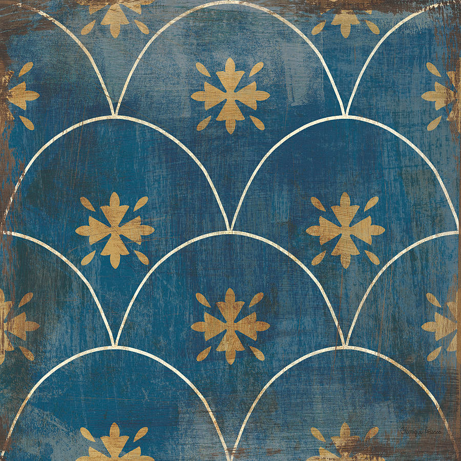 Moroccan Tiles Blue VI - Cleonique Hilsaca